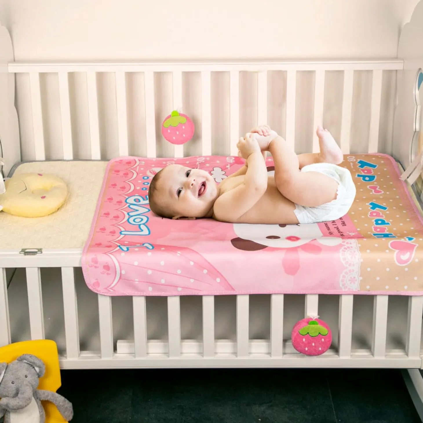 BFF Bear Pink Washable Mat