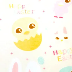 Big Eyed Friends White And Pink Blanket