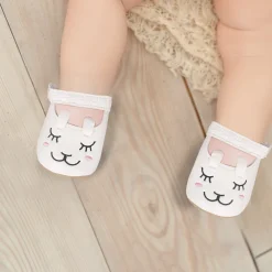 Blushing Kitten White Party Booties