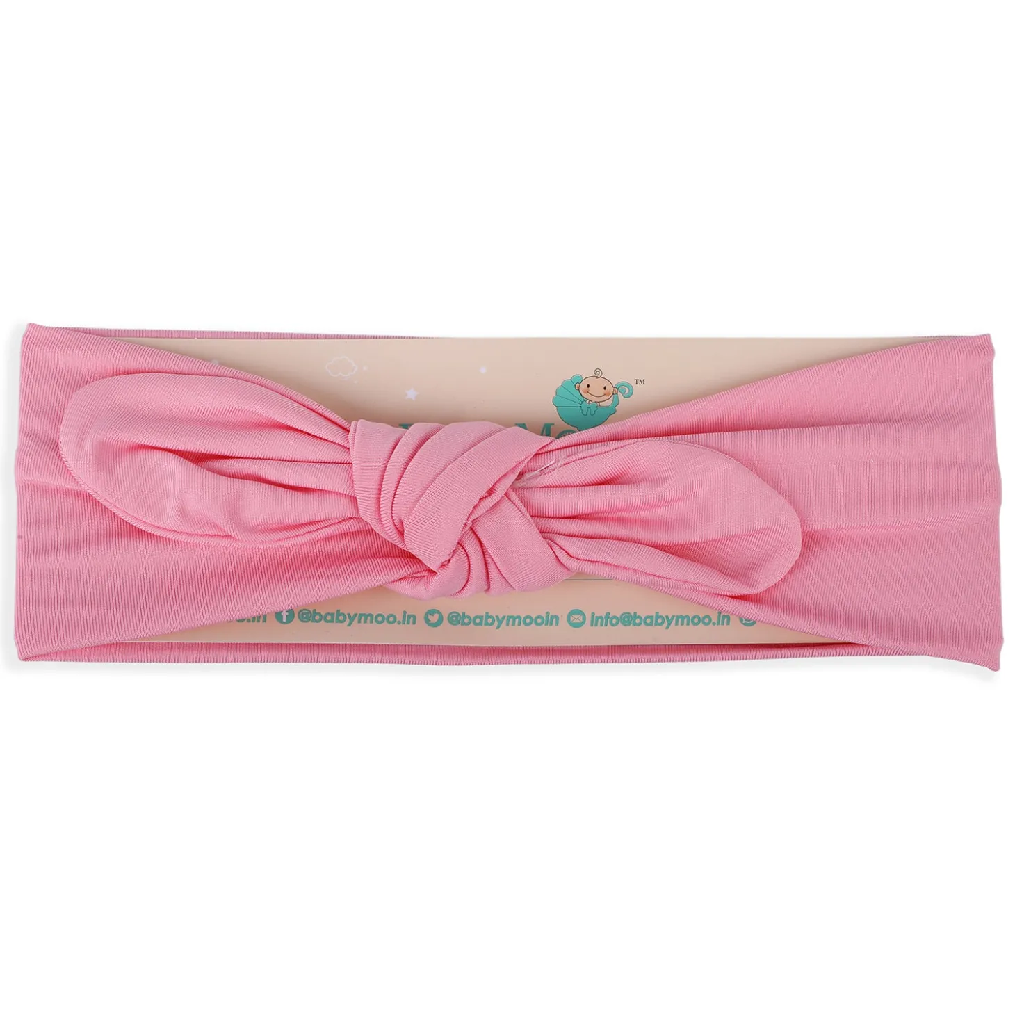 Bow Knot Headband - Light Pink