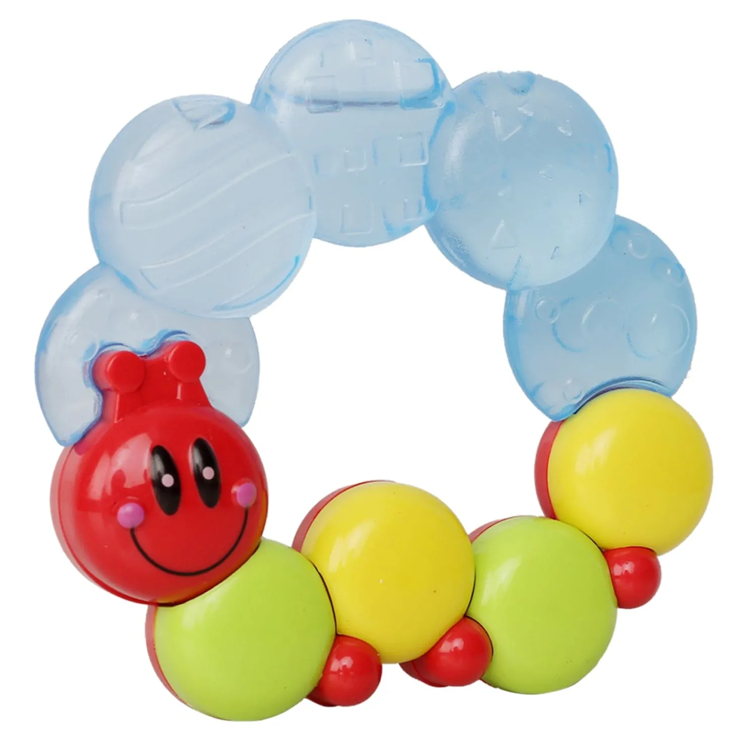Butterfly Caterpillar Multicolour Set of 3 Rattle Teether