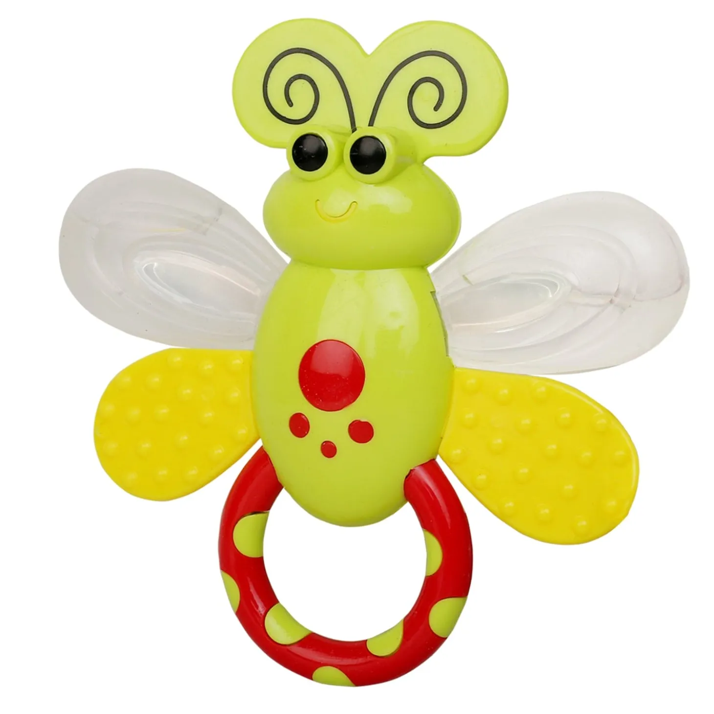 Butterfly Green Rattle Toy