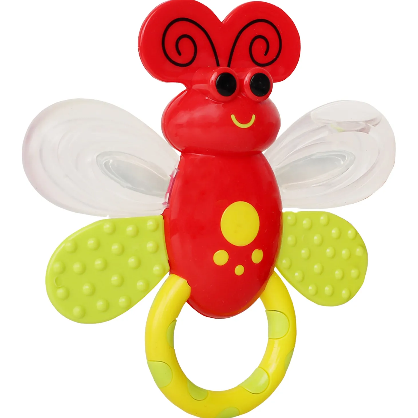 Butterfly Red Rattle Toy