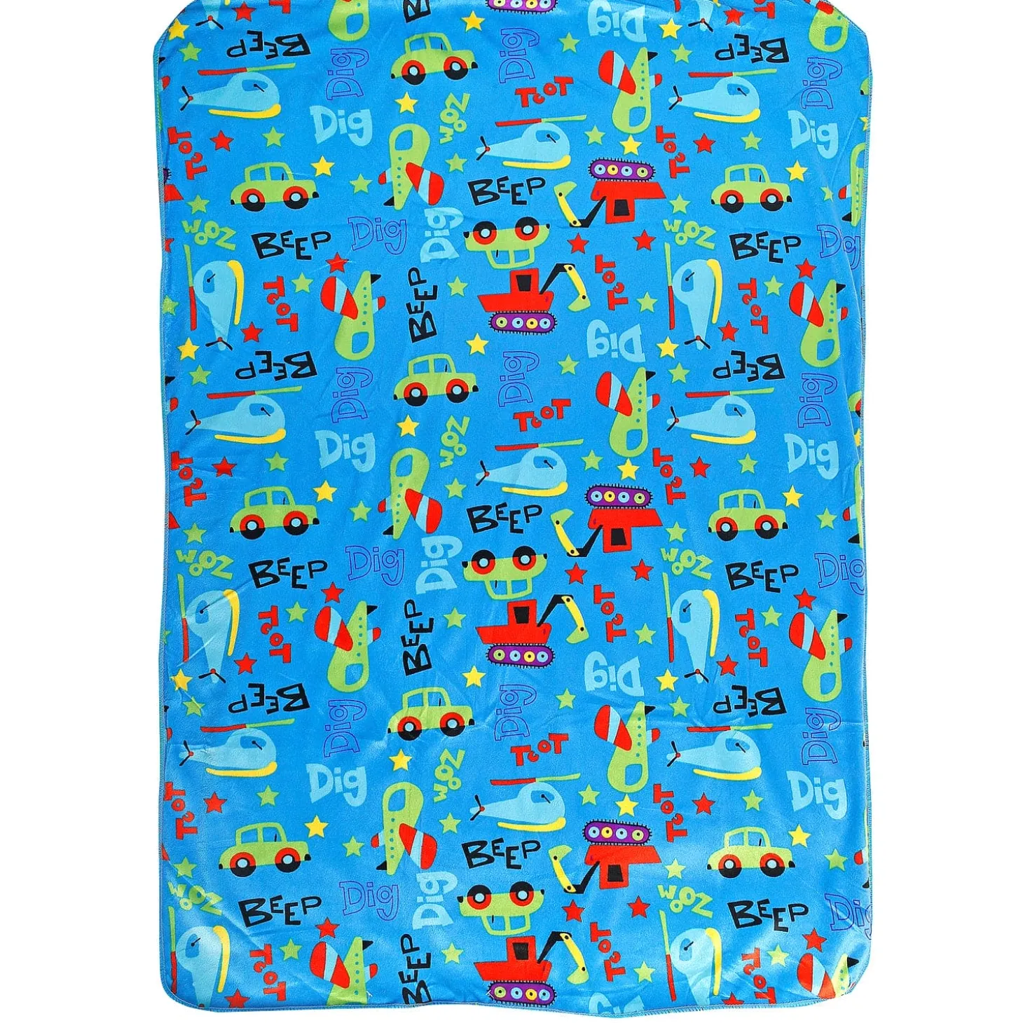 Cars And Planes Blue Blanket