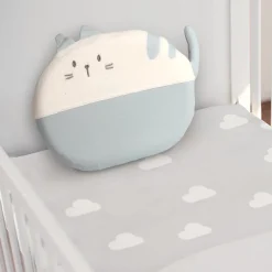Cat Blue Memory Pillow