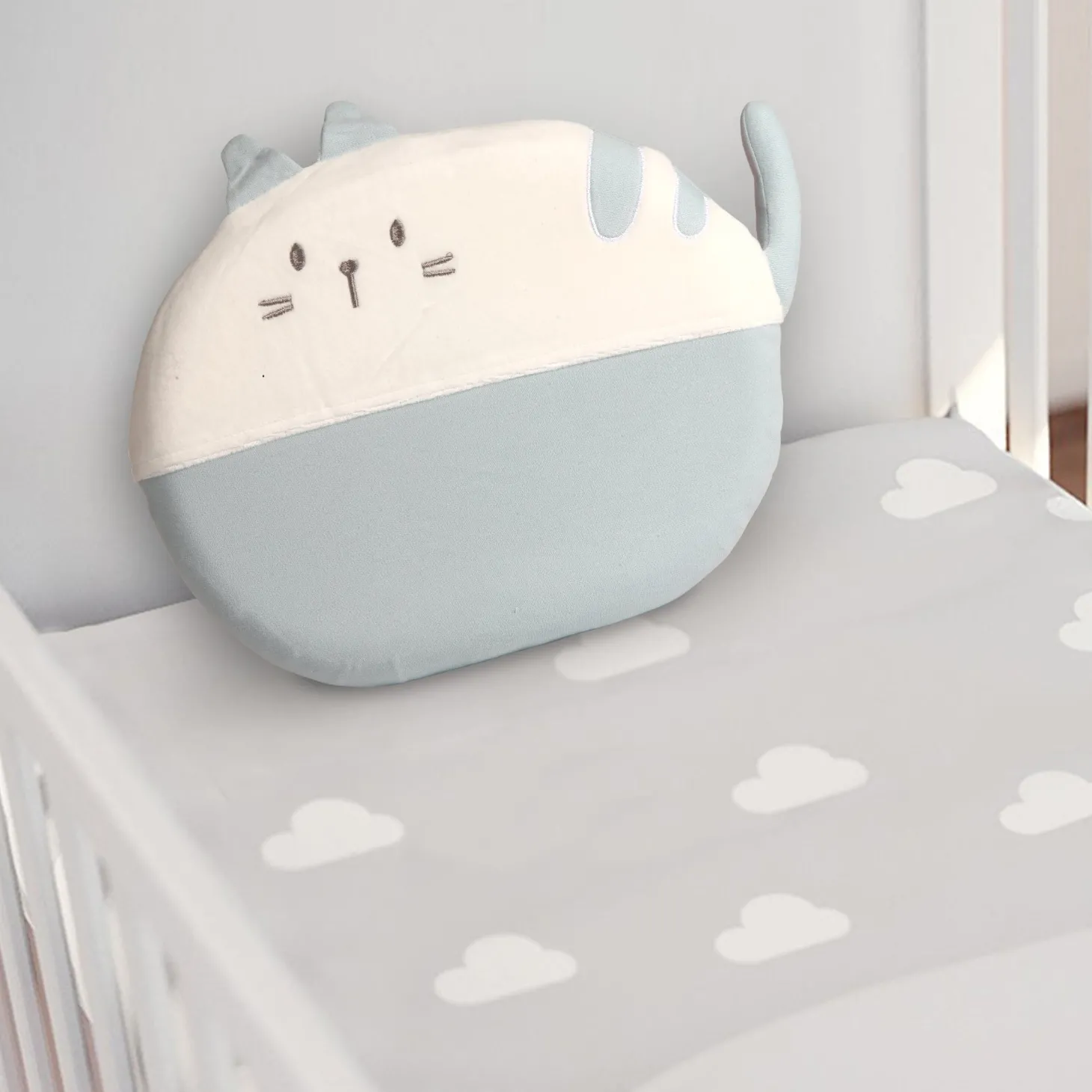 Cat Blue Memory Pillow