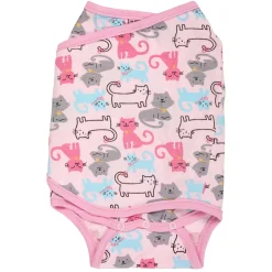 Cats And Dogs Pink Ready Swaddle