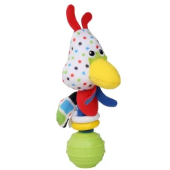 Chicken White Handheld Rattle