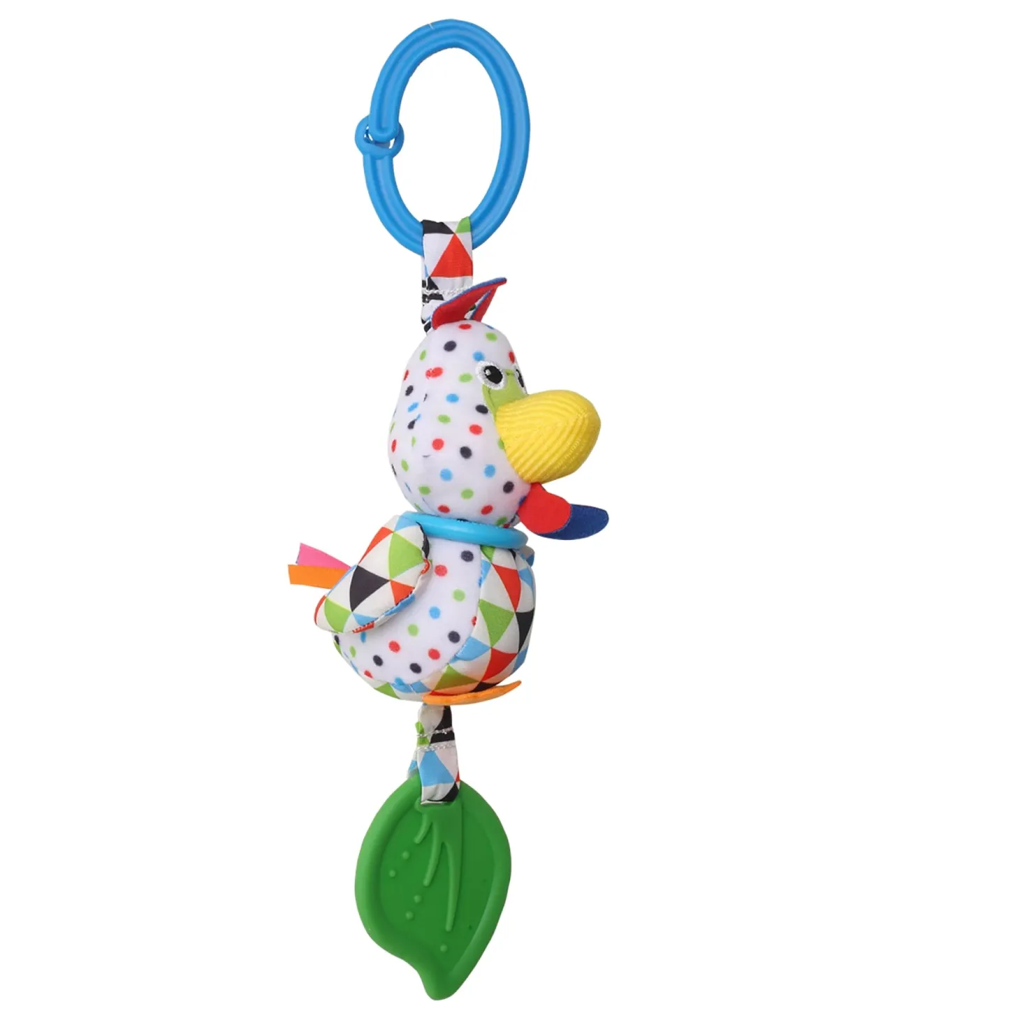 Chicken White Hanging Toy With Vibrations With Teether