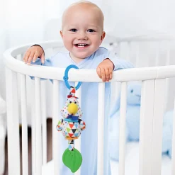 Chicken White Hanging Toy With Vibrations With Teether