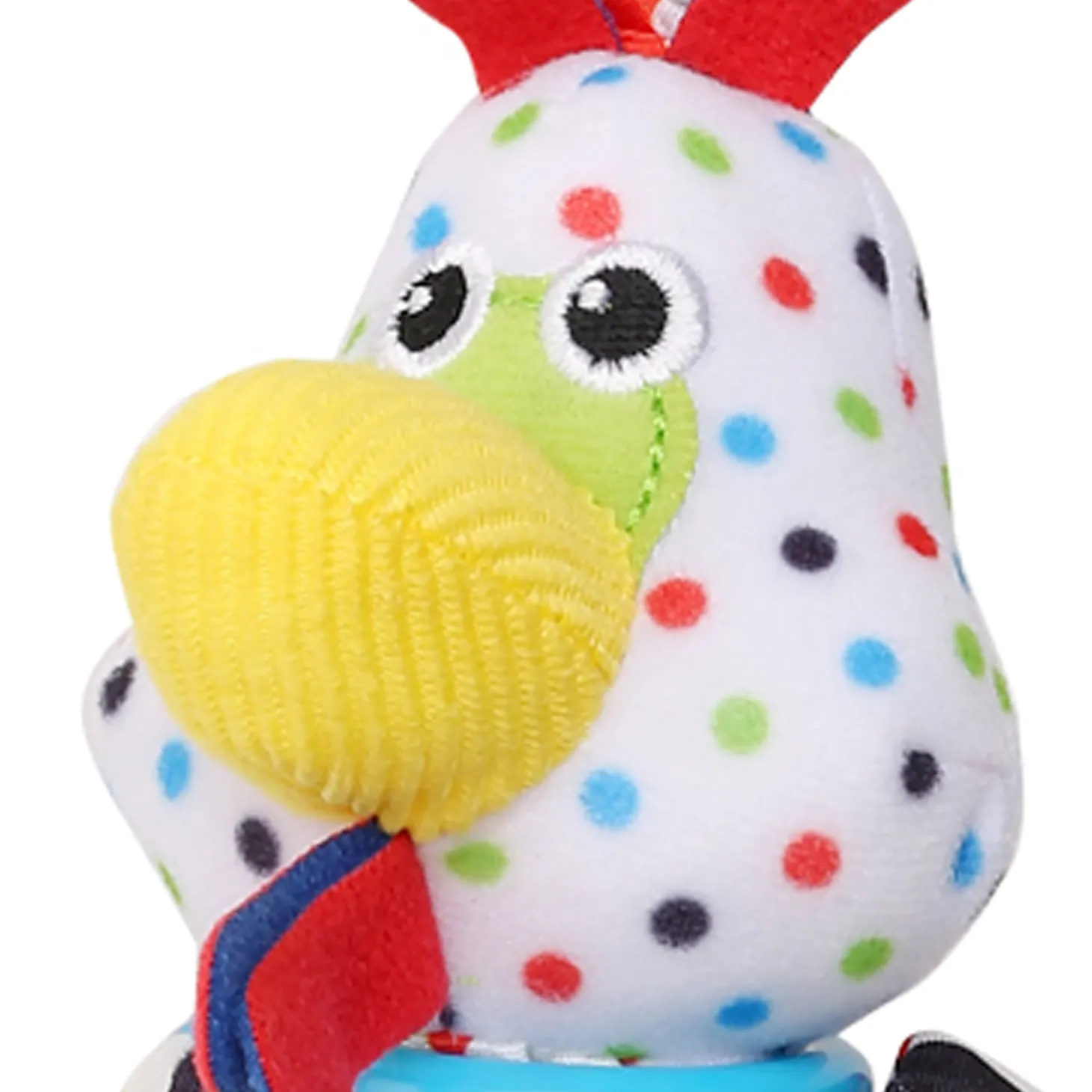 Chicken White Hanging Toy With Vibrations With Teether