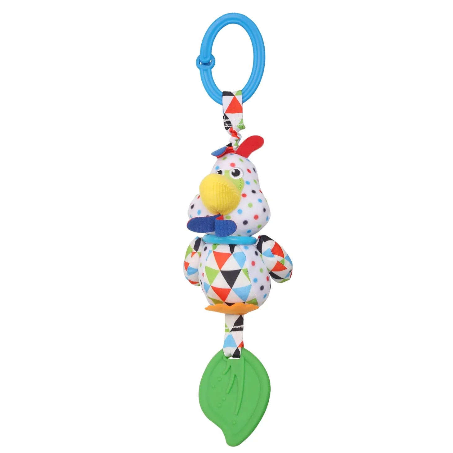 Chicken White Hanging Toy With Vibrations With Teether