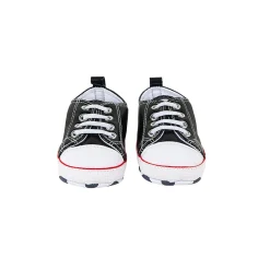 Classic Black Baby Sneakers