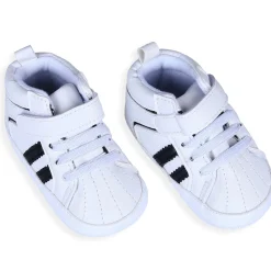 Classic Stripes Comfortable And Breathable Anti-Slip Sneaker Shoes - White