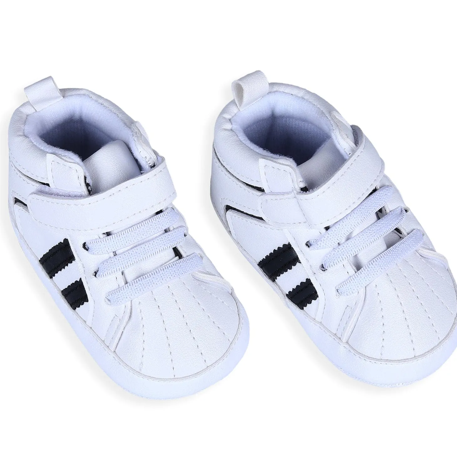 Classic Stripes Comfortable And Breathable Anti-Slip Sneaker Shoes - White