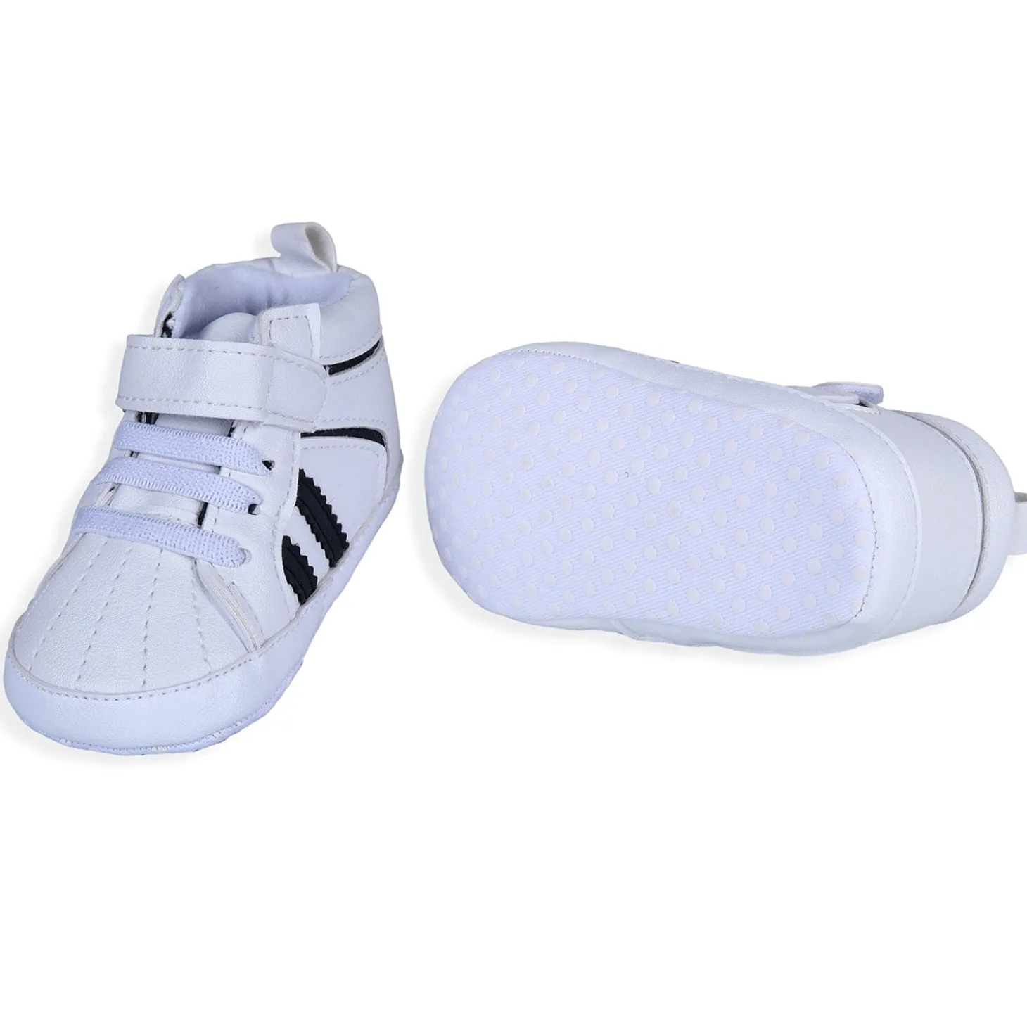 Classic Stripes Comfortable And Breathable Anti-Slip Sneaker Shoes - White
