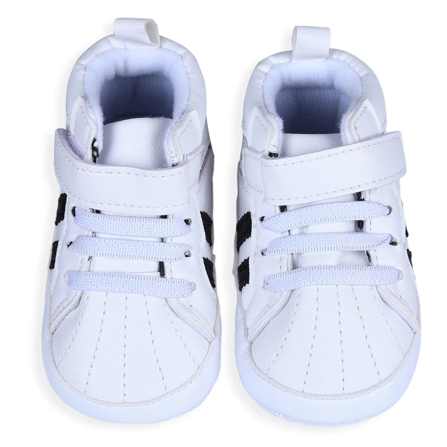 Classic Stripes Comfortable And Breathable Anti-Slip Sneaker Shoes - White