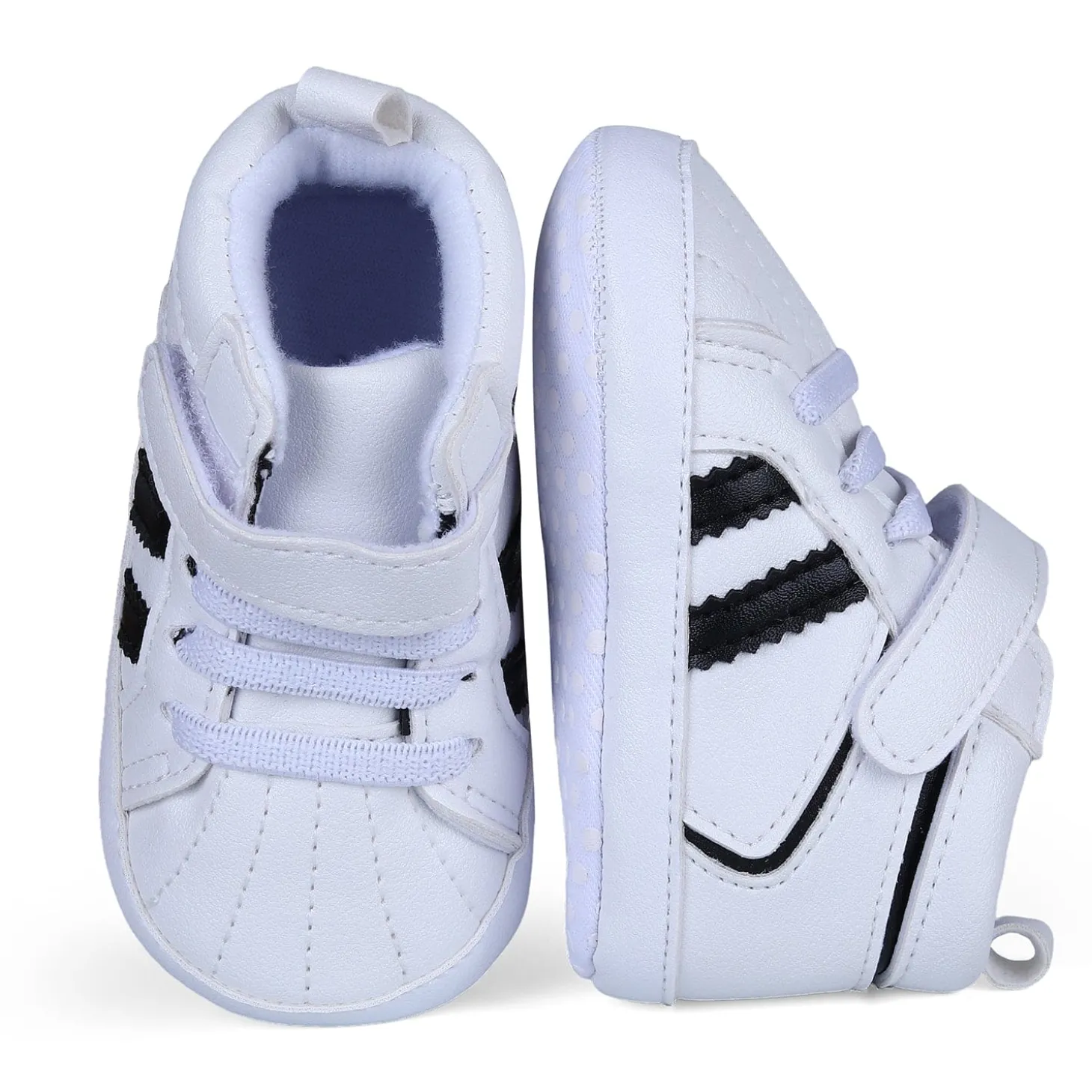 Classic Stripes Comfortable And Breathable Anti-Slip Sneaker Shoes - White