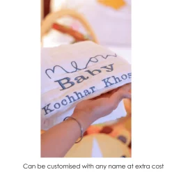 Colourful Cats White Medium Muslin Blanket