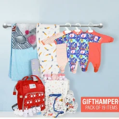 Complete Hospital Bag for Mum & Baby 19 Pcs Unisex Multicolour