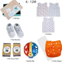 Crawling And Growing Gift Hamper Unisex Multicolour