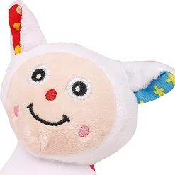 Cuddle Cat White Rattle
