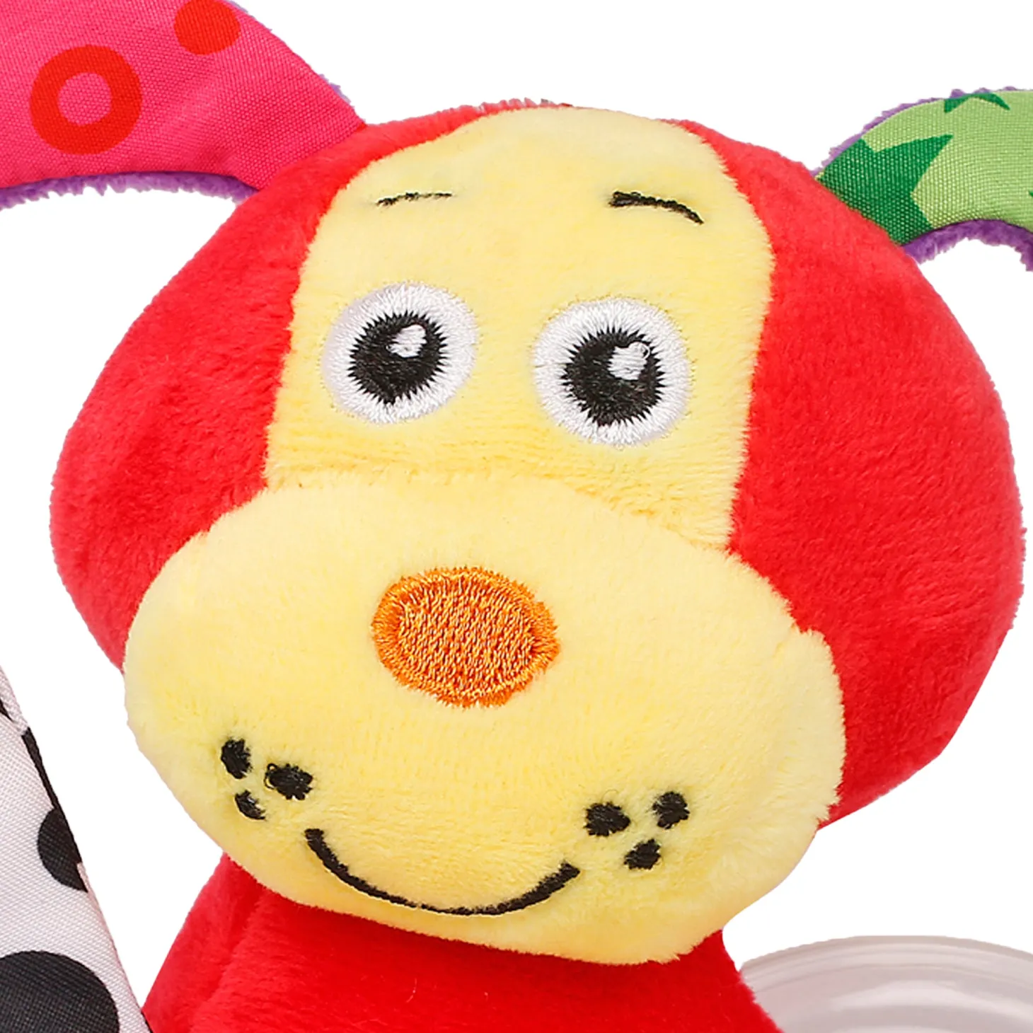 Cuddle Puppy Red Rattle