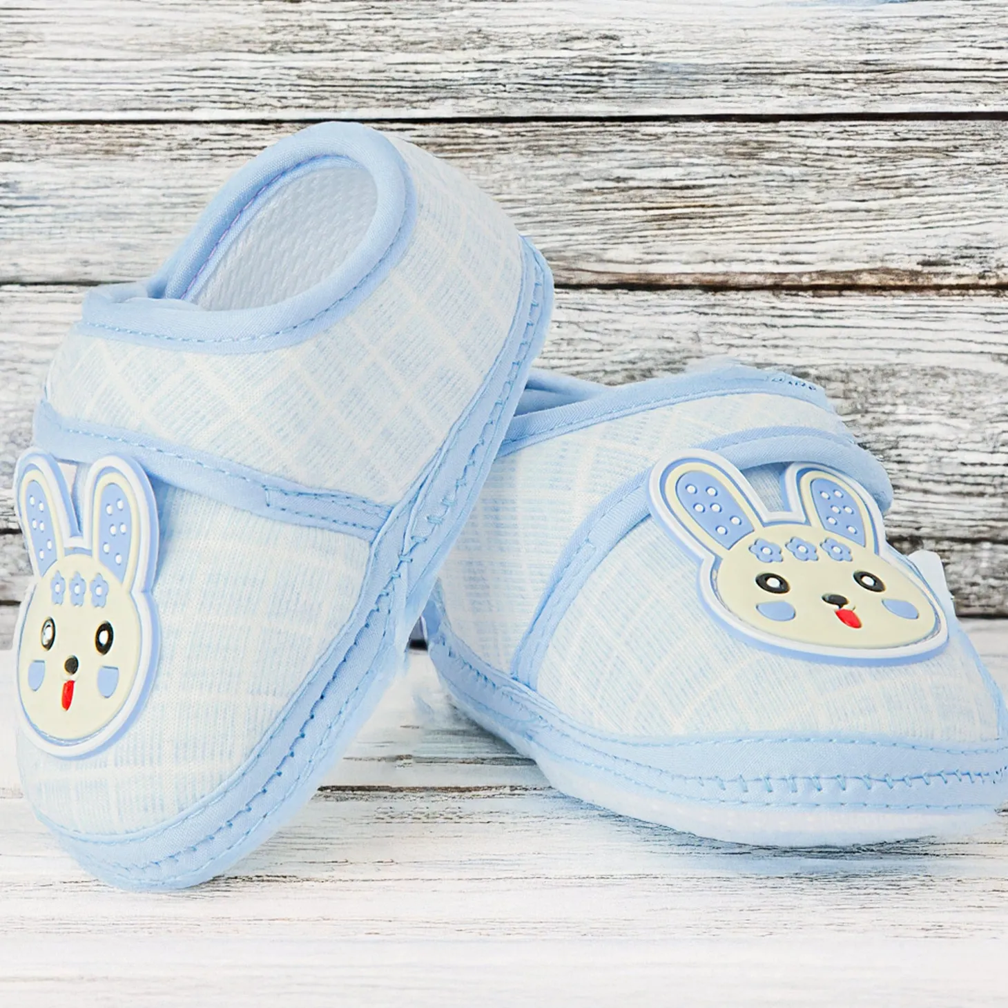 Cute Bunny Blue Booties