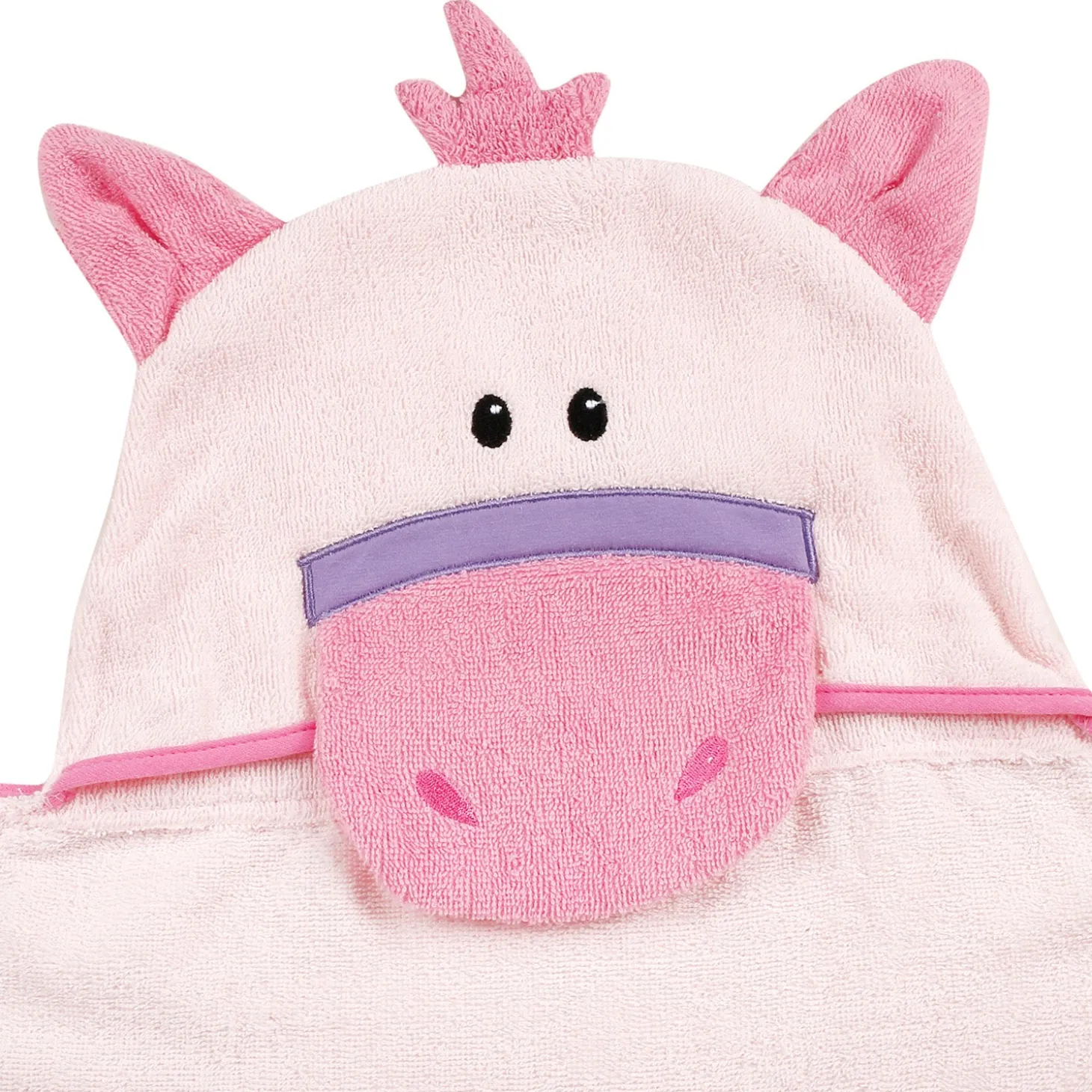 Cute Pink Hooded Towel