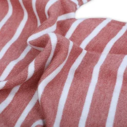 Dashing Dino Striped Premium Full Sleeves Knitted Sweater - Reddish Brown
