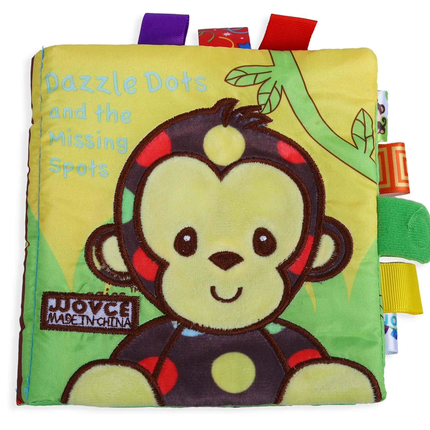 Dazzle Dots Educational Learning 3D Cloth Book With Rustle Paper - Multicolour