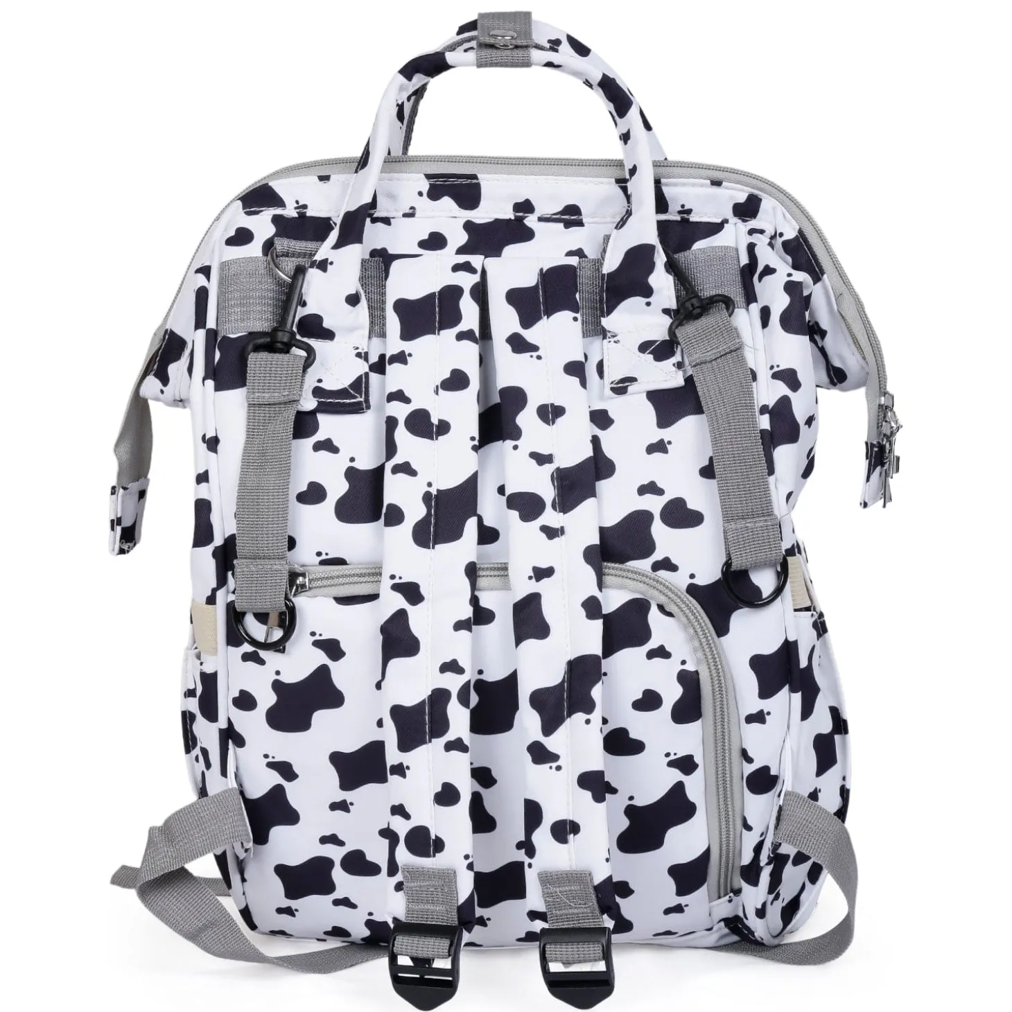 Diaper Bag Maternity Backpack Cow Black And White