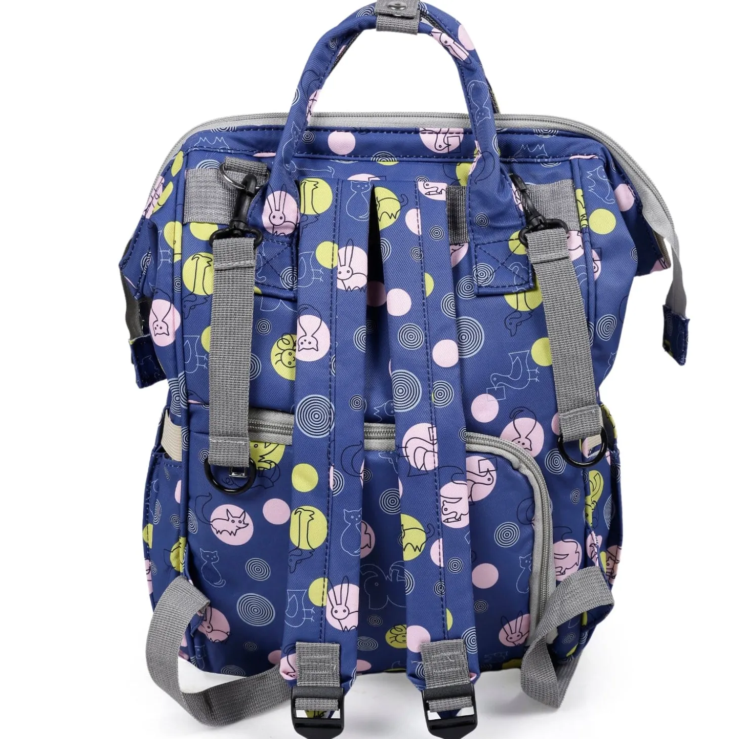 Diaper Bag Maternity Backpack Animal Printed Blue