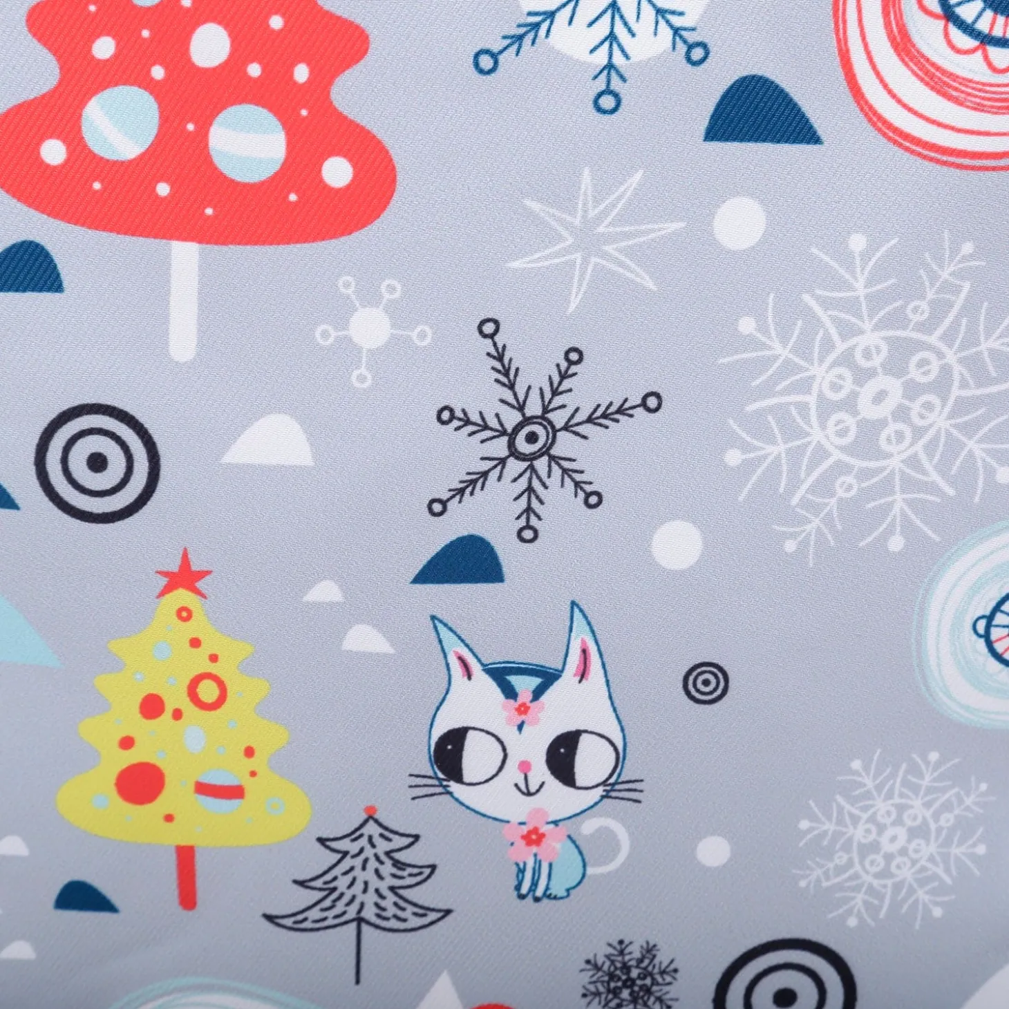 Diaper Bag Maternity Backpack Winter Wonderland Grey