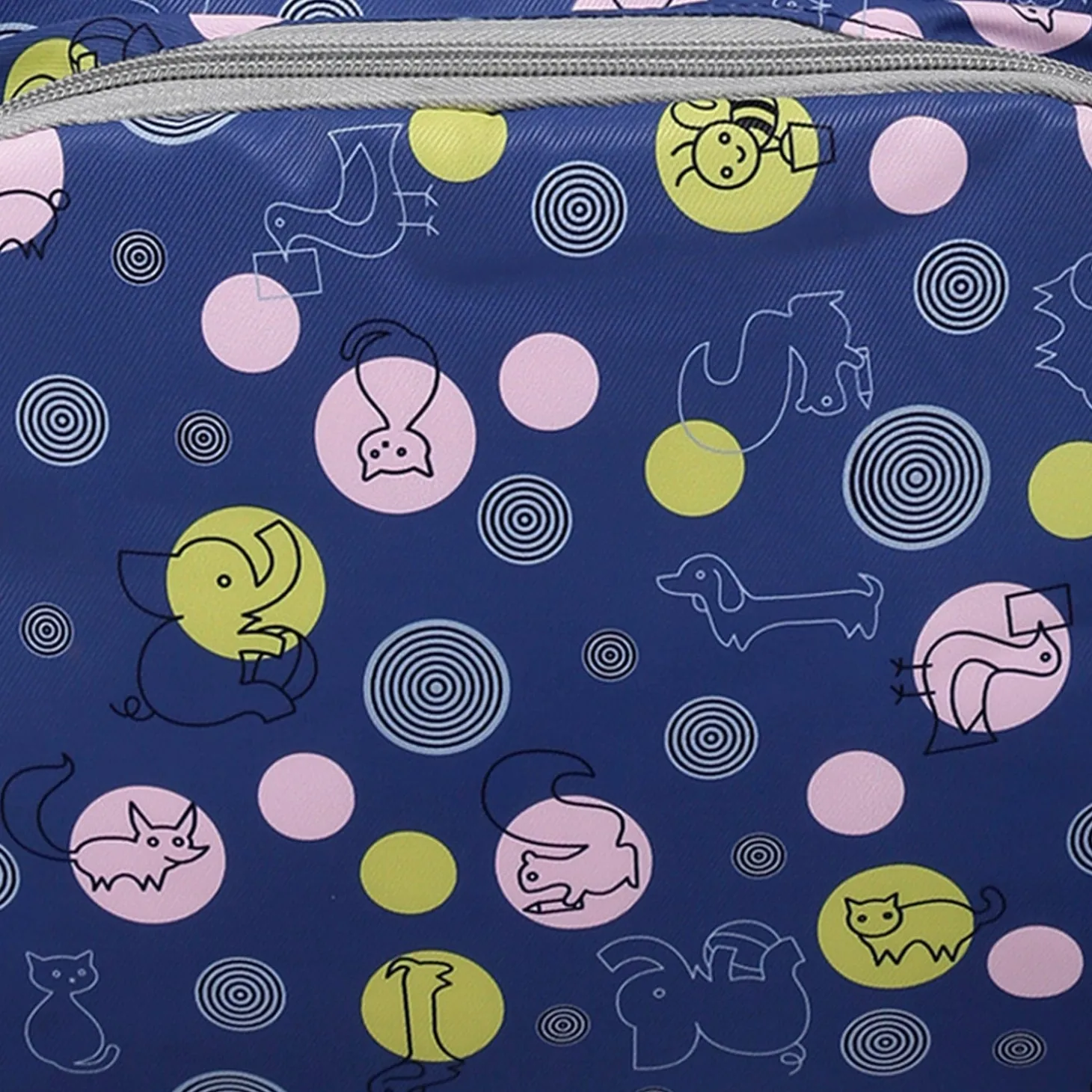 Diaper Bag Maternity Backpack Animal Printed Blue