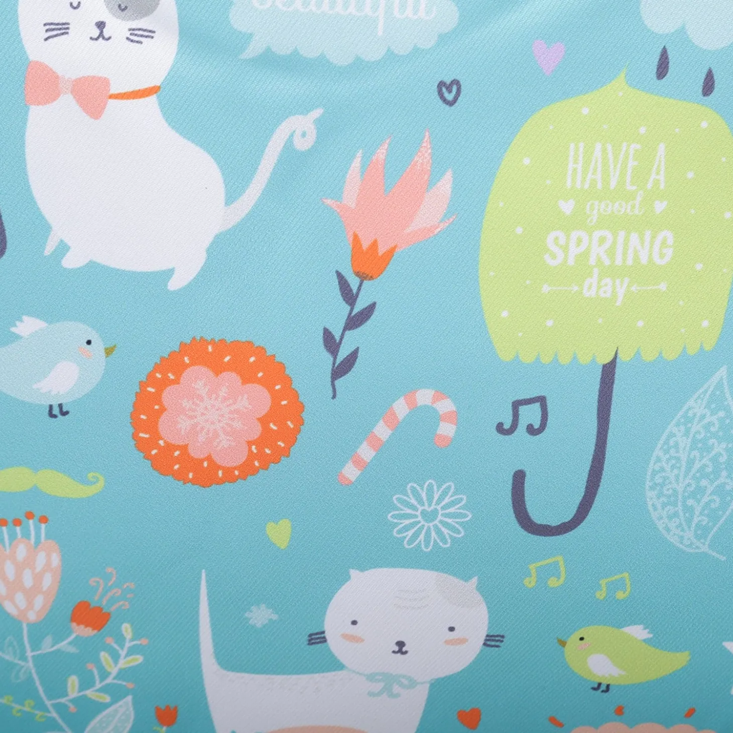 Diaper Bag Maternity Backpack Spring In The Garden Blue