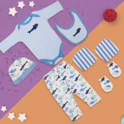 Dolphin Blue 7 Pcs Gift Set
