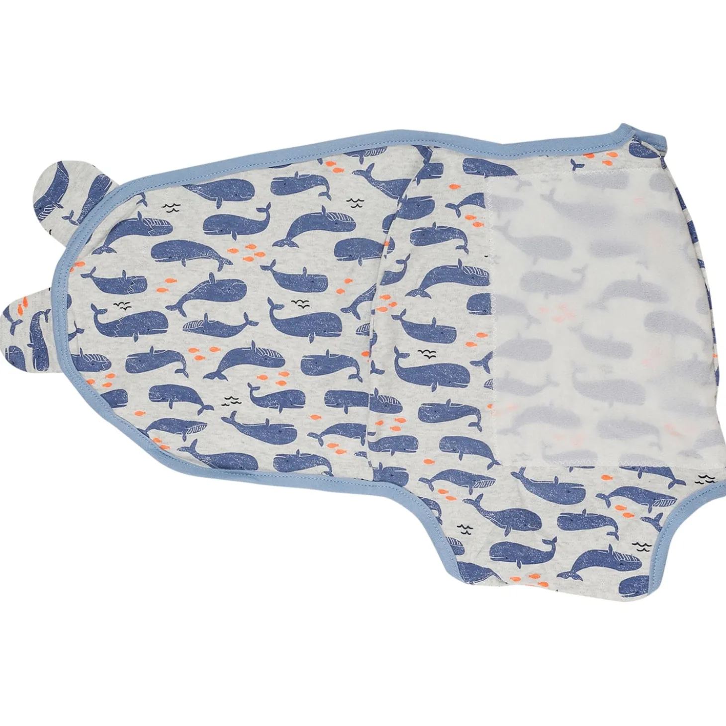 Dolphins Blue Ready Swaddle
