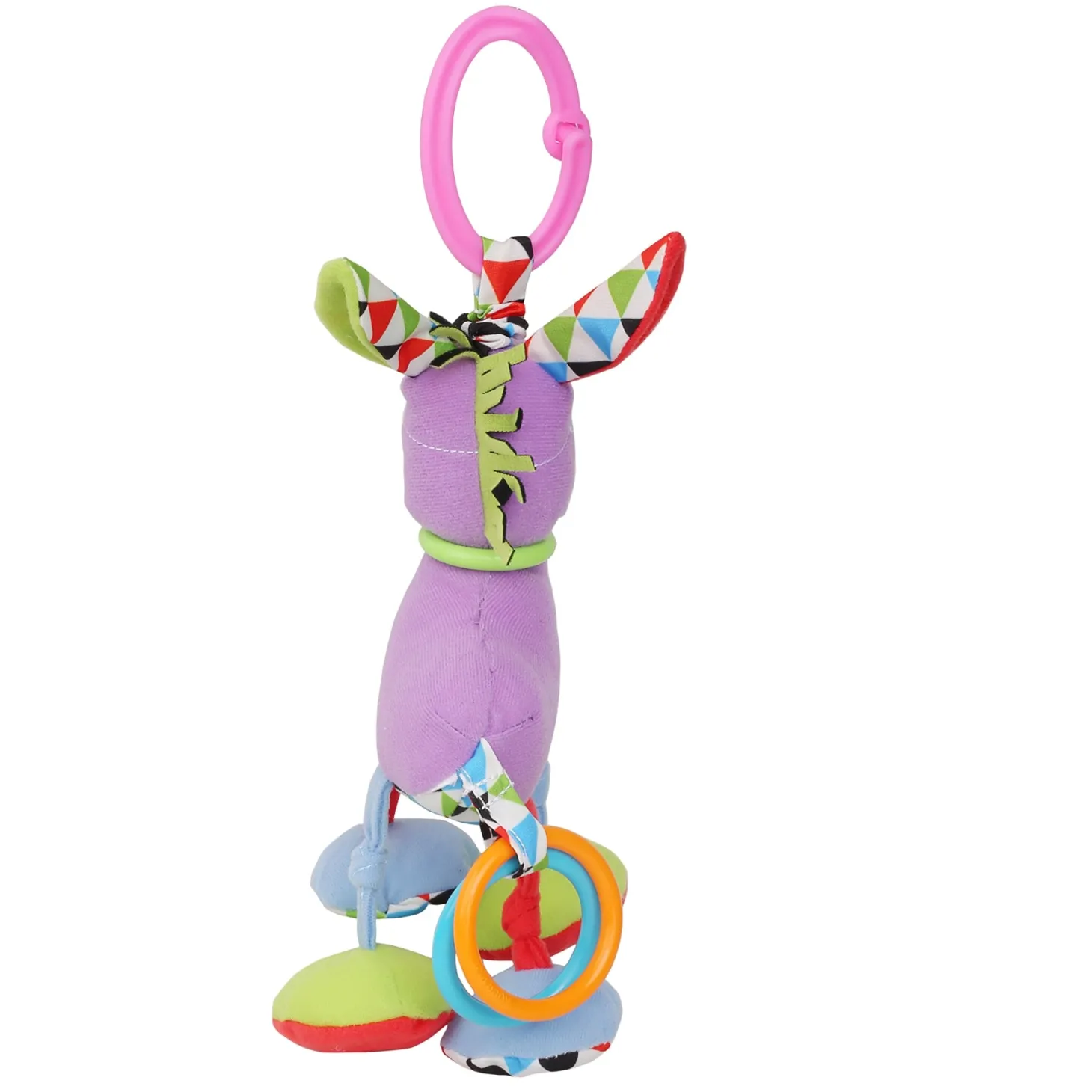 Donkey Purple Hanging Toy With Vibrations