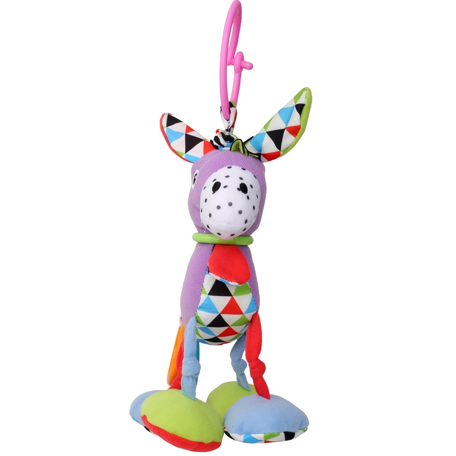 Donkey Purple Hanging Toy With Vibrations