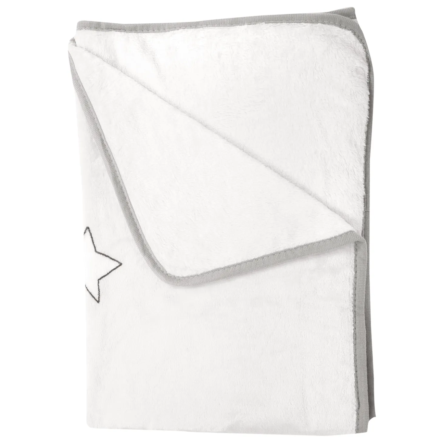 Dream With Stars White One Ply Blanket