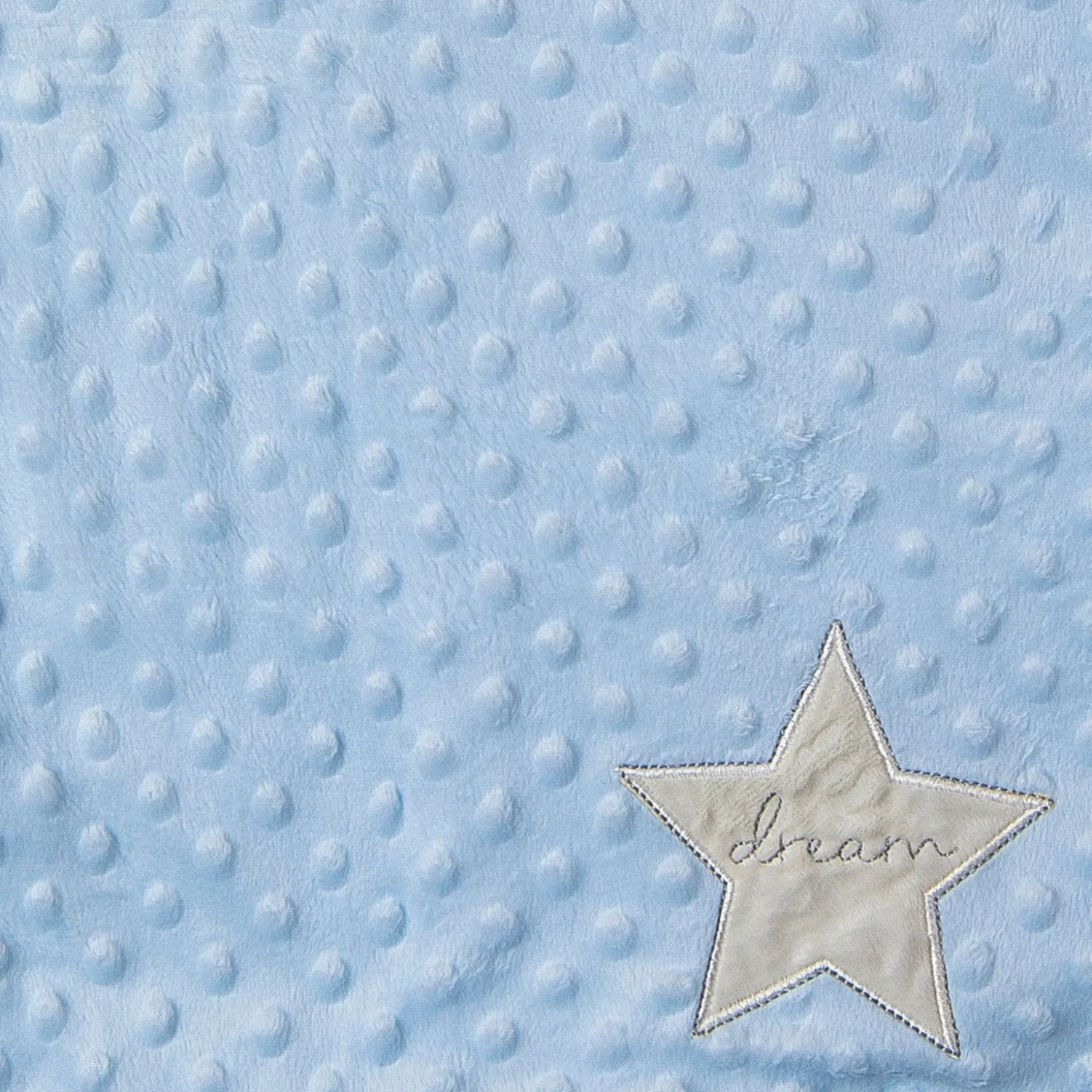 Dreaming Star Soft Reversible Bubble Blanket Blue