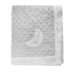 Dreamy Grey Bubble Blanket