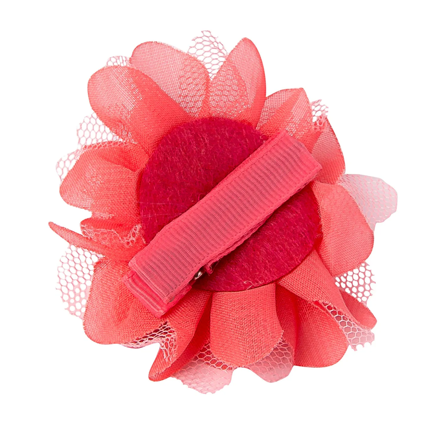 Dressy Floral Peach 3 Pcs Hairband And Socks Set