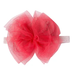 Dressy Floral Peach 3 Pcs Hairband And Socks Set