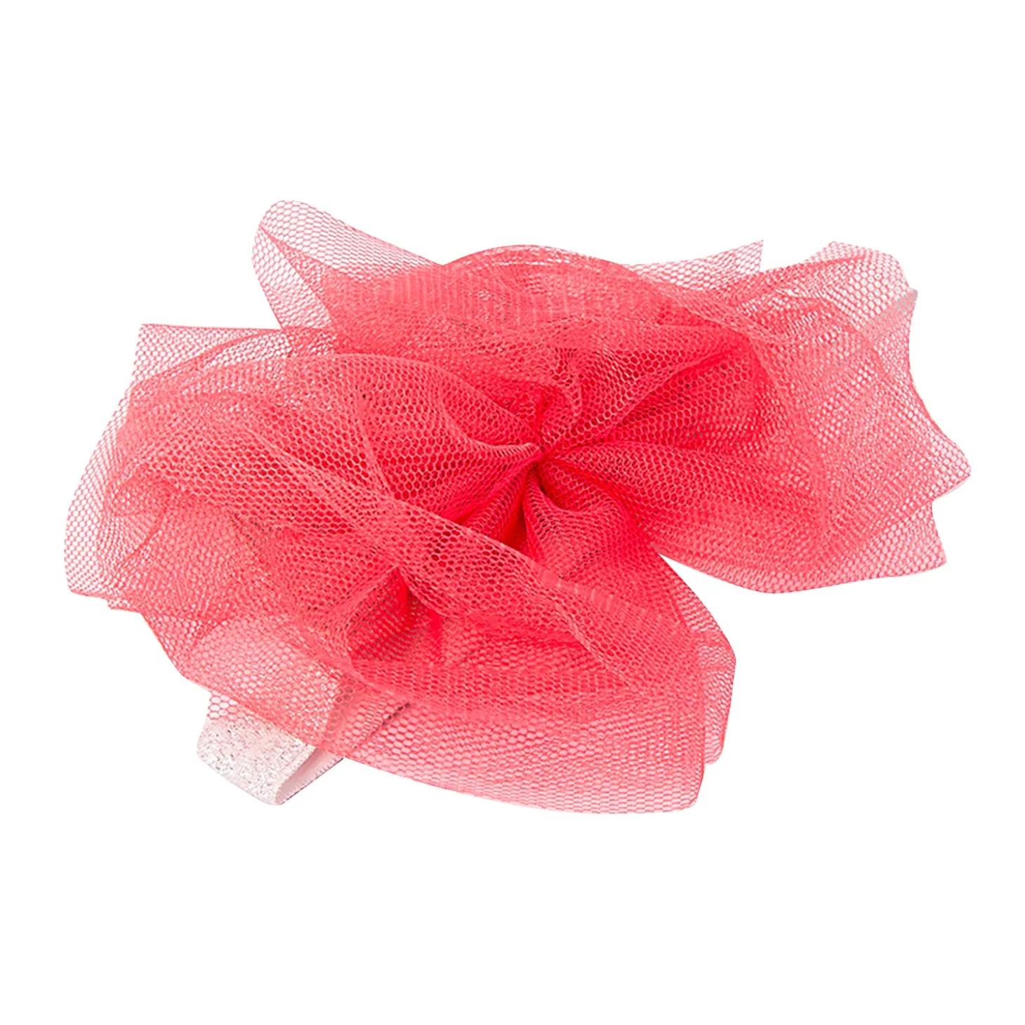Dressy Floral Peach 3 Pcs Hairband And Socks Set