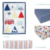 Driving Around Blue 4 Pcs Crib Set