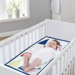 Driving Around Blue 4 Pcs Crib Set
