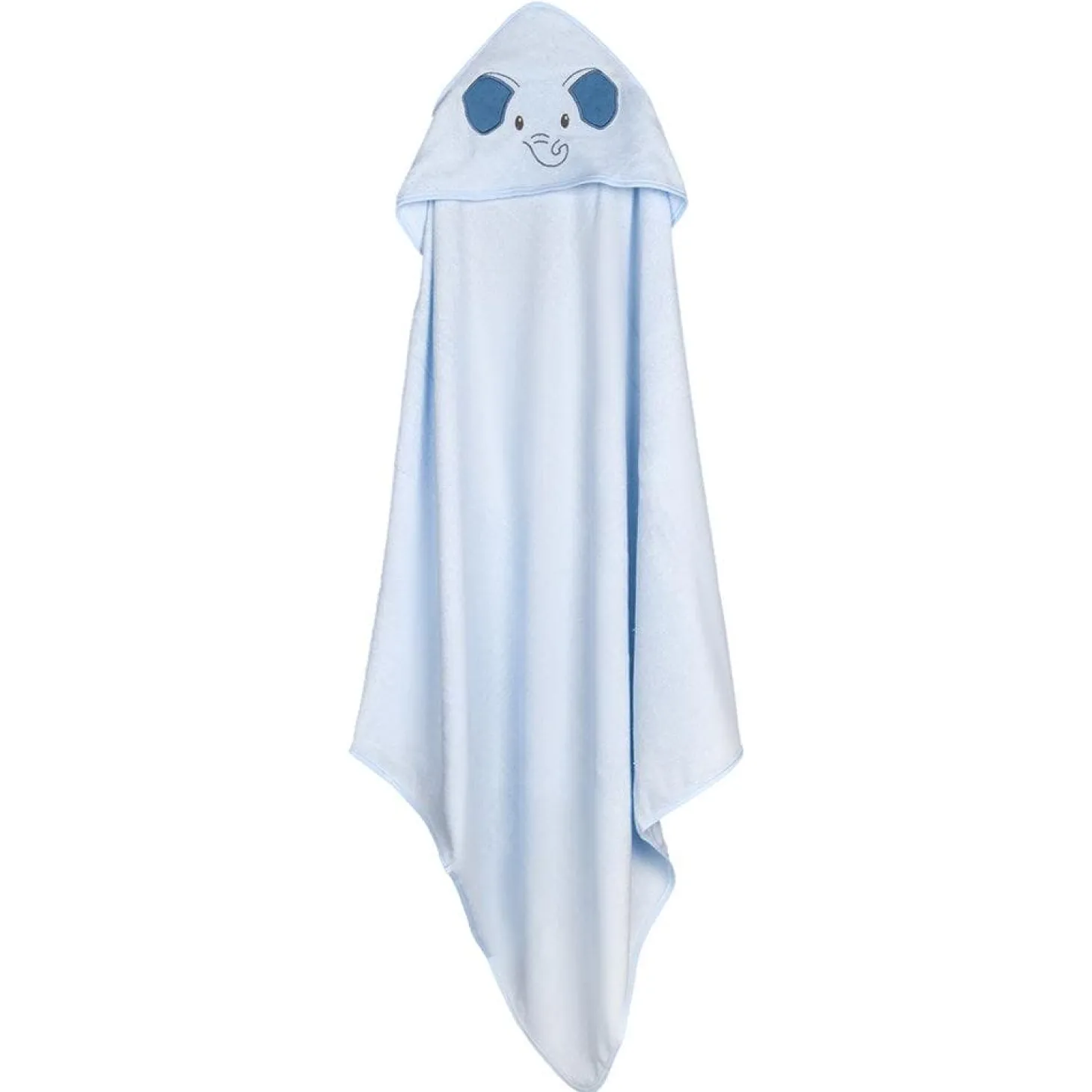 Elephant Blue Towel & Wash Cloth Set