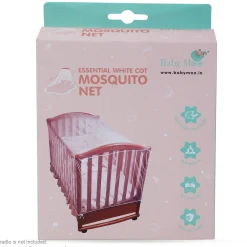 Essential White Cot Mosquito Net (Net Only)